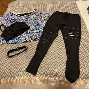 A Wish Come True 4-Piece Hip Hop Dance Costume – Child Size XL